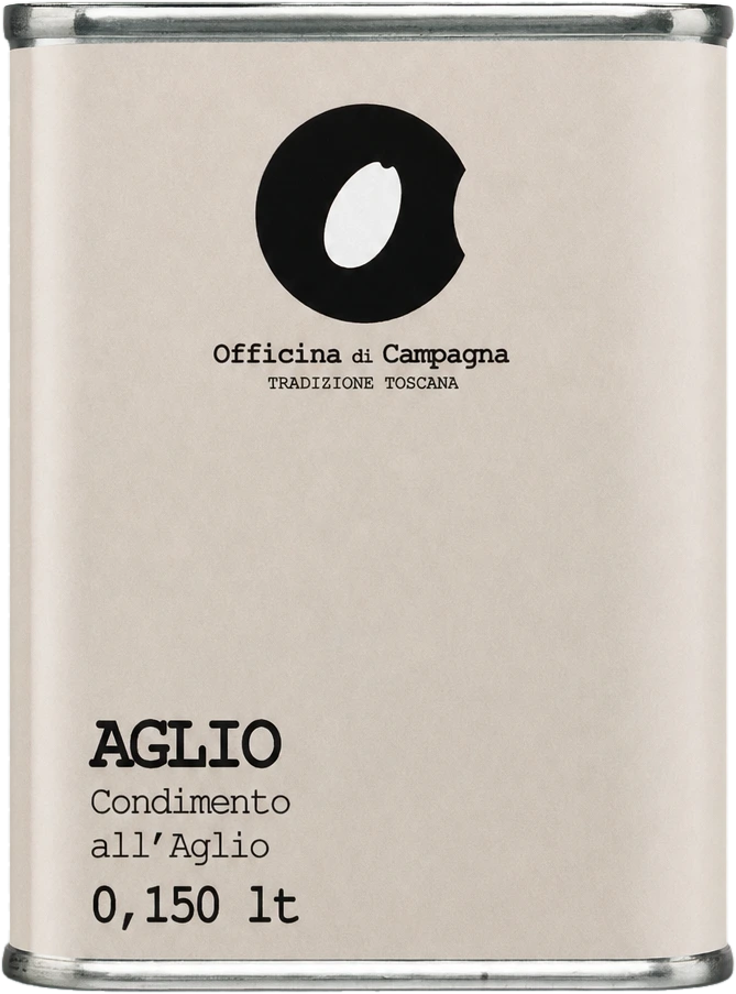 Condiment à l'huile d'olive & ail « Aglio » — Officina di Campagna