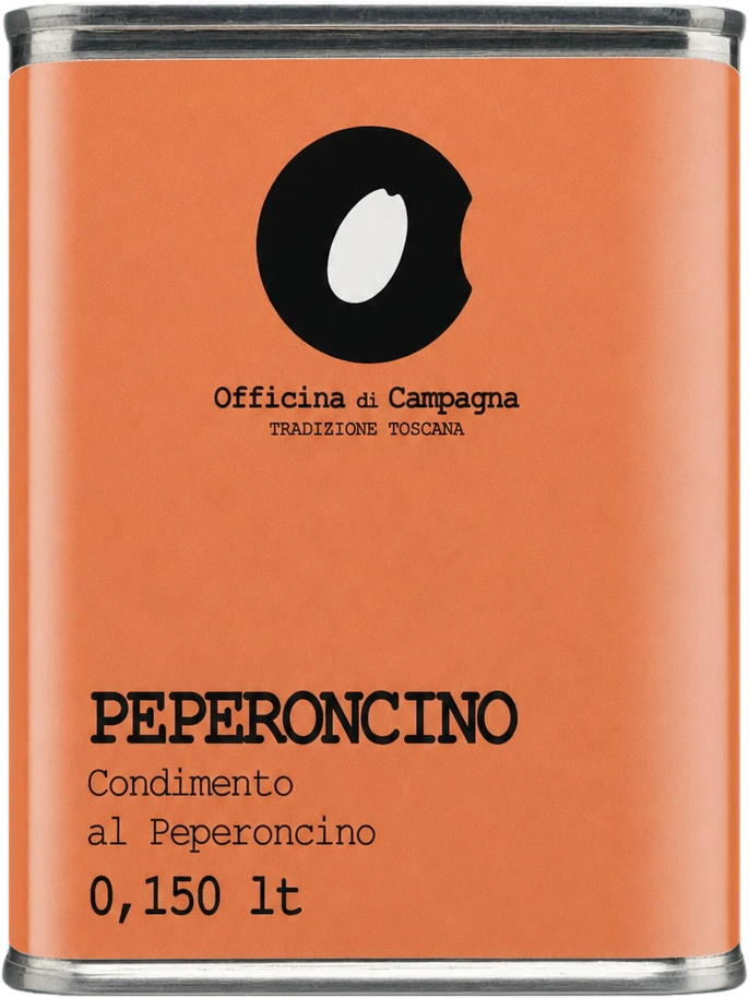 Condiment à l'huile d'olive & piment « Peperoncino » — Officina di Campagna