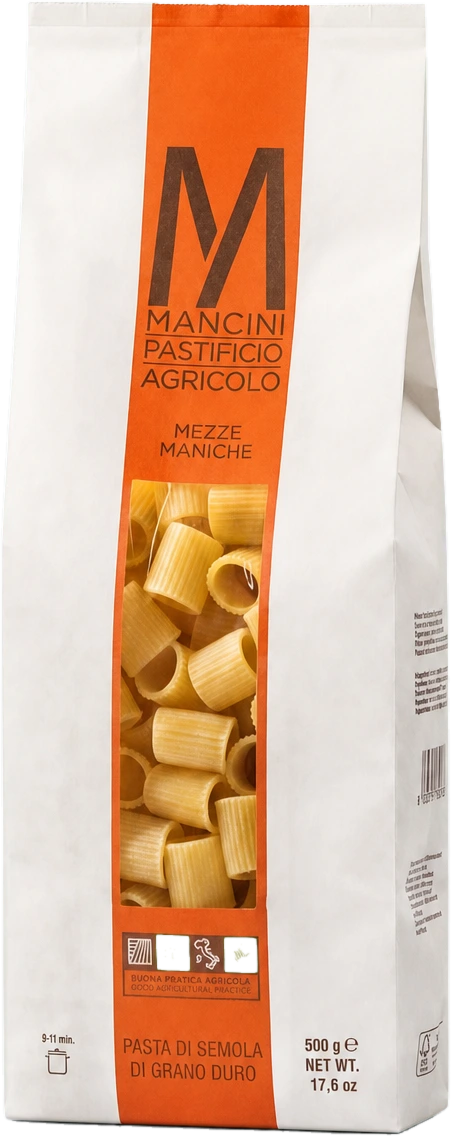 Mezze Maniche — Pasta Mancini