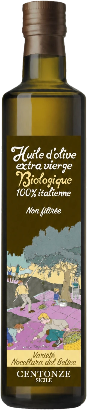 Huile d'olive nouvelle BIO « Olio Novello » — Nocellara del Belice — Centonze
