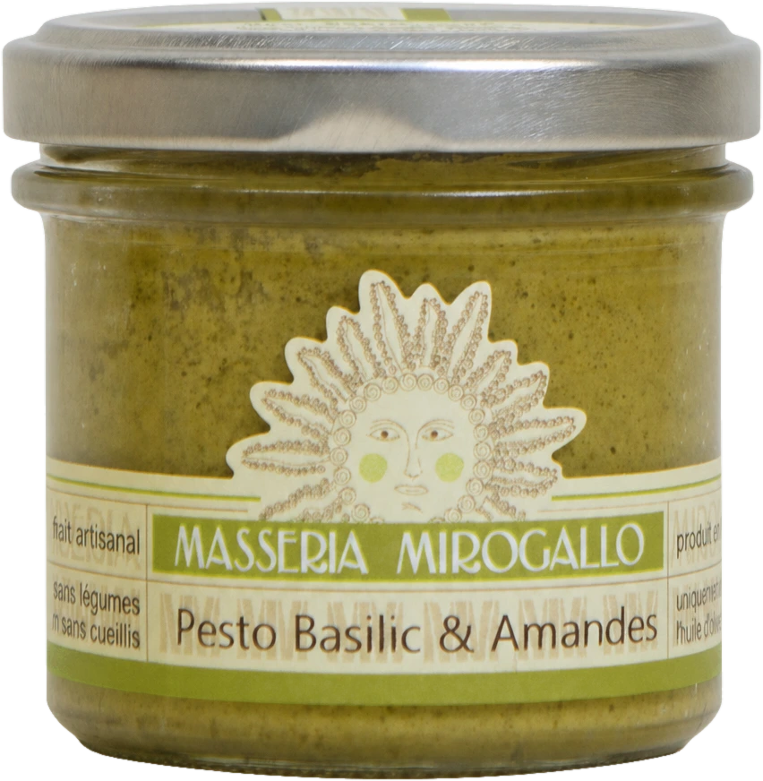 Pesto basilic & amandes — Masseria Mirogallo