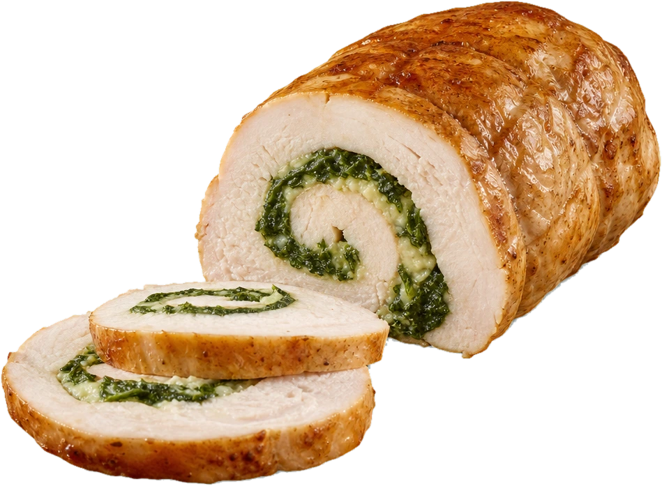 Poulet Farci Épinards & Parmesan — Bedogni Egidio