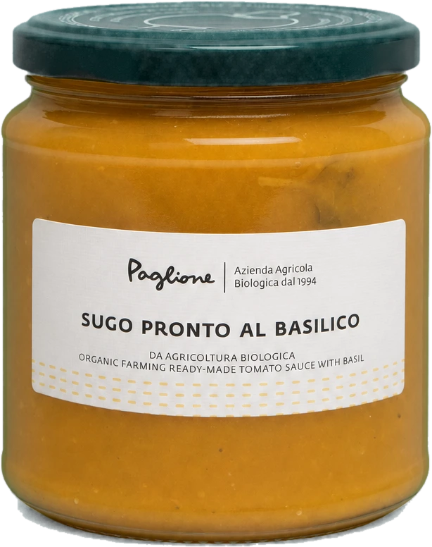 Sugo giallo al basilico BIO (tomates jaunes) — Agricola Paglione
