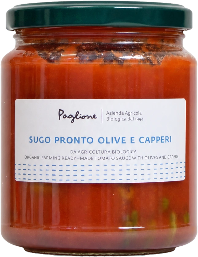 Sugo pronto olive e capperi BIO — Agricola Paglione
