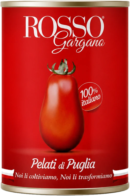 Pomodori pelati (tomates pelées) — Rosso Gargano